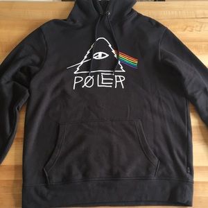 Poler Stuff Psychedelic Hoodie, black M